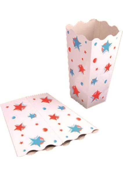 Büyük Karton Pop Corn/mısır Kutusu 100 Adet