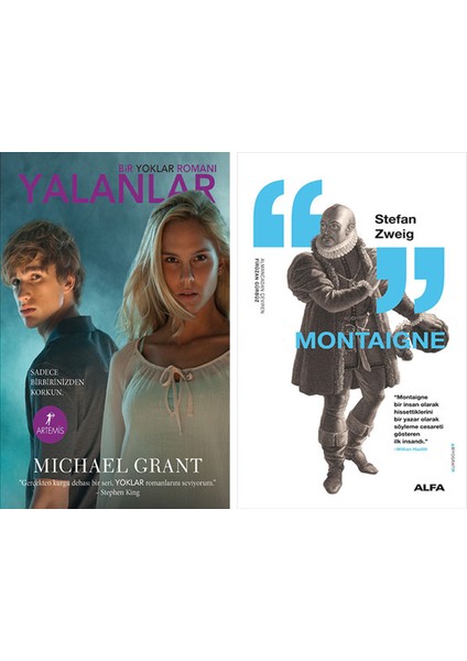 Yalanlar (Ciltli) + Montaigne