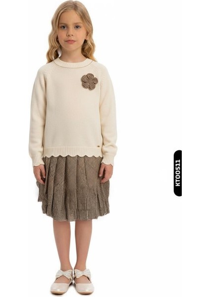 Kız Çocuk Elbise 8-12 Yaş 4057