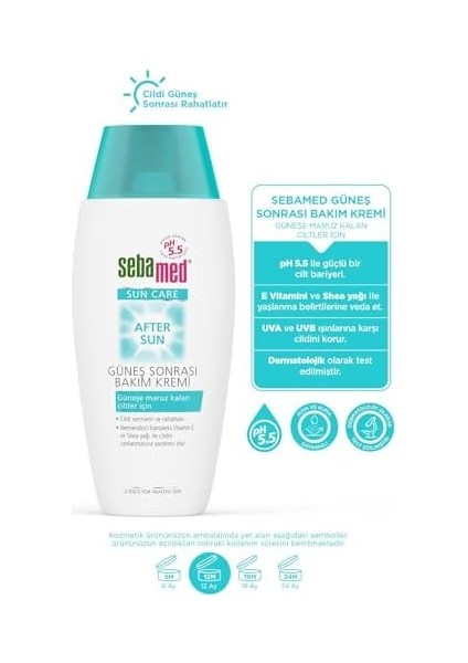 Sebamed Sun Care After Sun Nemlendirici Yatıştırıcı Serinletici ve Rahatlatıcı Güneş Sonrası Balsam 150 ml