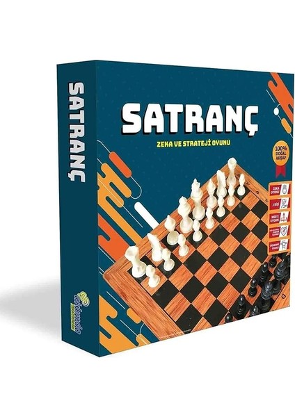 Ahşap Satranç Takımı Ahşap Satranç Oyunu Eğitici Oyuncak