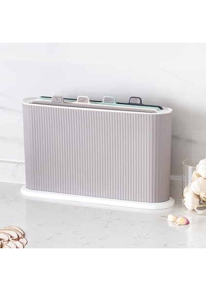 1073 Çoklu Kesme Tahtası Seti - Et Sebze Balık Doğrama Tahtası Seti Capuccino Beyaz modelleri