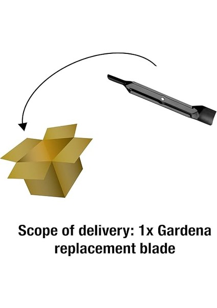 Yedek Bıçak: Powermax 32 E Elektrikli Çim Biçme Makinesi Için Çim Biçme Makinesi Bıçağı, Sertleştirilmiş Çelik, Toz Boyalı, Orijinal Gardena Aksesuarı (4080-20), Tek Boy modelleri