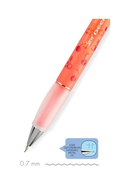 Deep Mekanık Kursun 07MM Fos Kırmızı Kiraz fiyatları