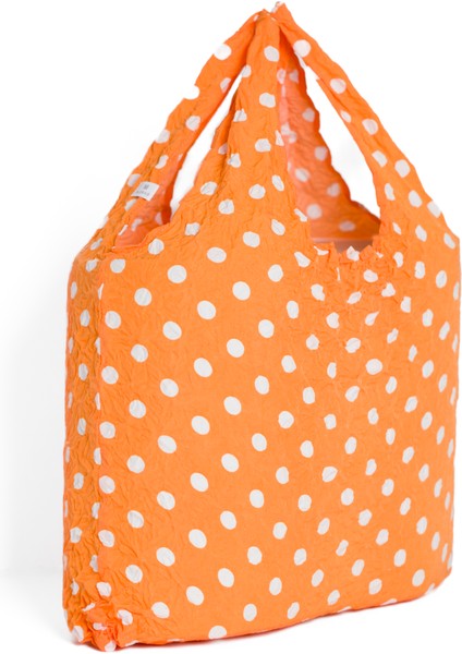 Genişleyen Puantiyeli Turuncu Alışveriş Çantası fiyatları