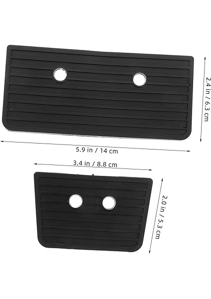 2 Adet Profesyonel Davul Pedalı Koruyucu Davul Pedalı Parçaları Kaymaz Pedal Pedaler ve Aksesuarları Için Antiskid Kauçuk Padleri fiyatları