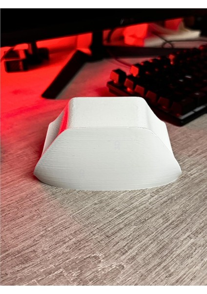 Minimalist Xbox Joystick, 3D Baskı Gamepad Tutucu | Uyumlu Tüm Xbox Kumandalarıyla | Masaüstü Oyuncu Aksesuarı (Beyaz)