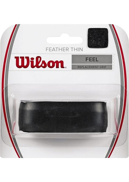 Overgrip, Featherthin Grip, Basisovergrip, Unisex, Siyah, 1 Paket, WRZ4204BK