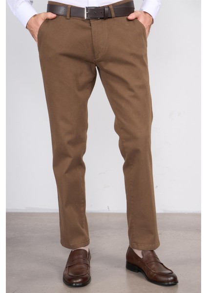 6417 Erkek Julıa Gabardin Regular Yan Cep Pantolon Kahve fiyatları