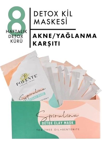 Natural - Spirulina Yosunlu Detoks Kil Maskesi (8 Adet x 8 Ml) fiyatları