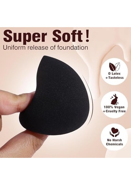 Ankanorm Makyaj Süngeri, Armut Makyaj Sünger Seti, Sıvı Krem Pudra Için Sünger, Farklı Renklerde 1 Adet fiyatları