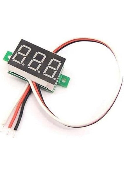 Mini Dijital Voltmetre Dc 0-100V 0.28 Inç Kırmızı
