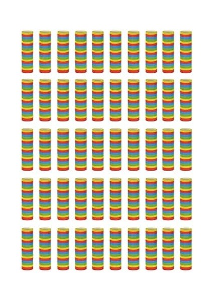 88005-50 Fr Serpantin Rulosu (50'li Paket), Çok Renkli fiyatları