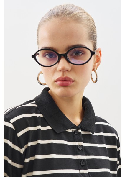 Polo Yaka Çizgili Tshırt Siyah modelleri