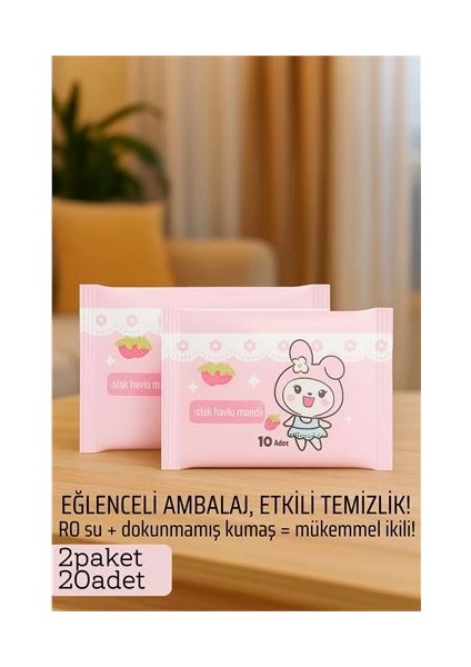 Bfs Dies Islak Mendil -Ro Saf Su & Dokunmamış Kumaşlı, 20 Yaprak Temizlik Keyfi Pembe