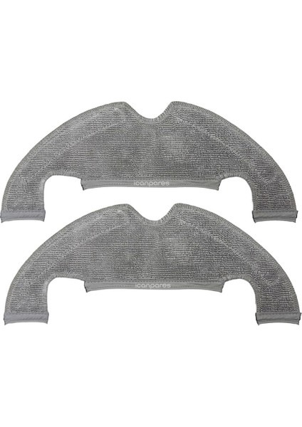 Xiaomi Uyumlu Mi Robot Vacuum Mop 2 Ultra Robot Süpürge Mop Temizleme Bezi 2 Adet