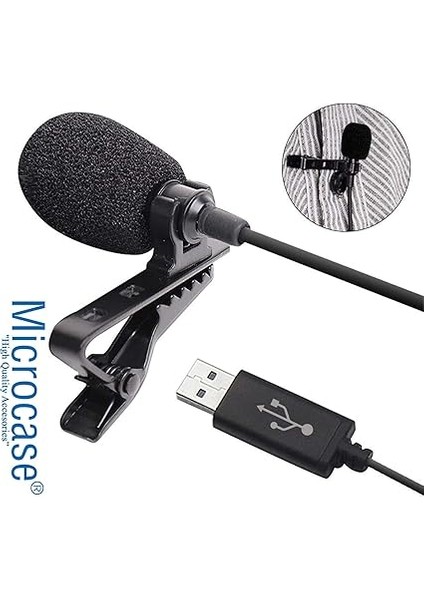 USB Girişli Bilgisayar Laptop Pc Mac Youtuber Yaka Mikrofonu AL2563 fiyatları