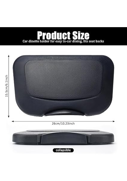 Otomobil Masası, Katlanır Masa, Küçük Araç Arka Koltuğu, Araç Arkası Düzenleyici, Arka Koltuk, Otomobil Masası, Arka Koltuk, Bardak Tutuculu (Siyah) fiyatları