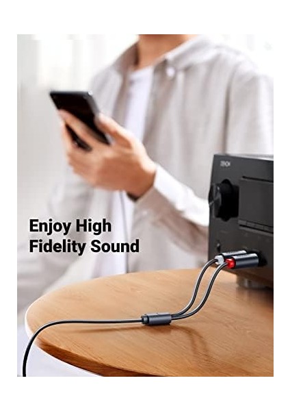 3.5 mm Girişi Aux To 2 Rca Ses Aktarma Kablosu 1 Metre modelleri