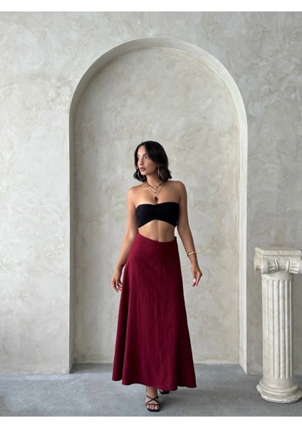 Uzun Astarlı Etek S255043