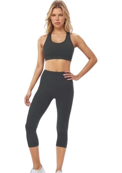 Kadın Pamuklu Esnek Günlük Kapri Tayt fiyatları