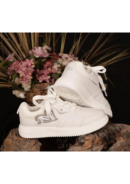 Cool Megan-Flt 31/36 Kız Çocuk Cırtlı ve Bağcıklı Sneaker Spor Günlük Ayakkabı modelleri