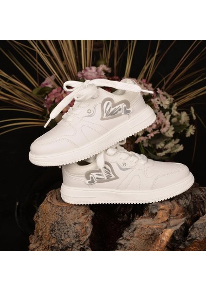 Cool Megan-Flt 31/36 Kız Çocuk Cırtlı ve Bağcıklı Sneaker Spor Günlük Ayakkabı fırsatları