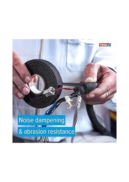 51608, 15 M x 19 mm Yapışkan Kablolama Tezgahı Bez Bant Orijinal Isoband 5 Parça Paket fiyatları