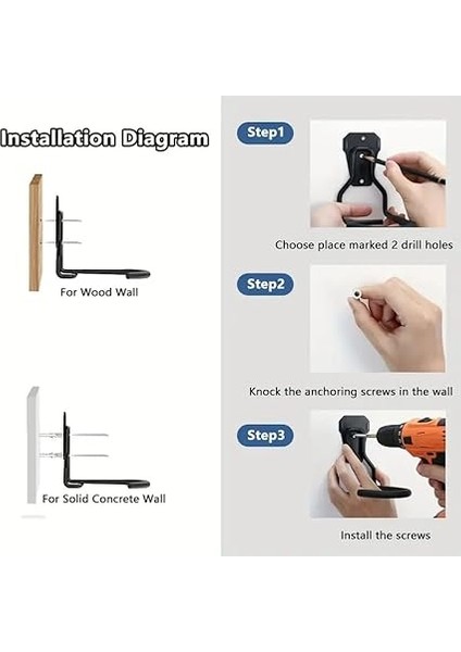 Bisiklet Askısı - Duvara Monte Güçlü Bisiklet Tutucu Kanca fırsatları