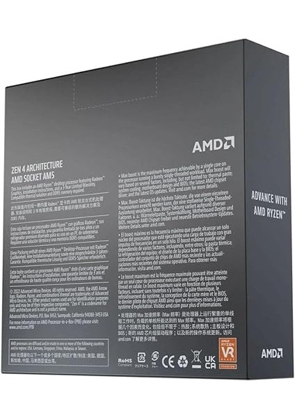 Ryzen 5 7600X 4.70GHZ 38MB Am5 Box fırsatları