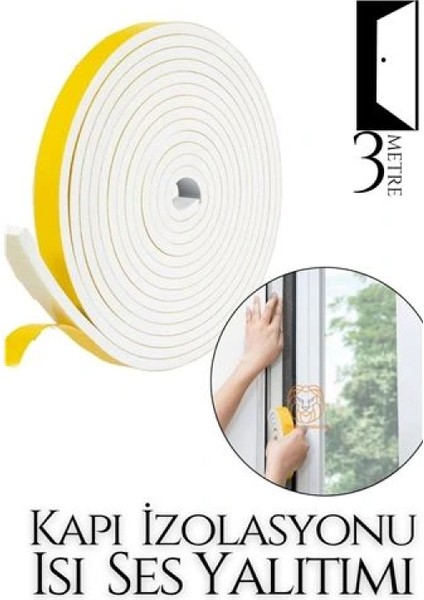 Kapılar Için 4 Mevsim 3 Metre Ses Isı Yalıtım Sünger Bant fiyatları