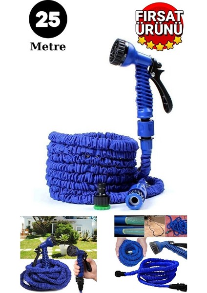 Fırsat Ürün Uzayan Bahçe Sulama-Araç Yıkama-Ilaçlama Hortumu