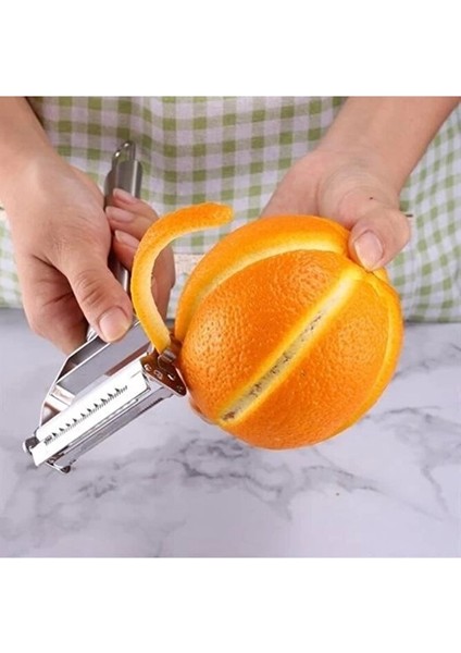 Paslanmaz Çelik Dekoratif Şekilli Jülyen Meyve Sebze Soyacağı fiyatları