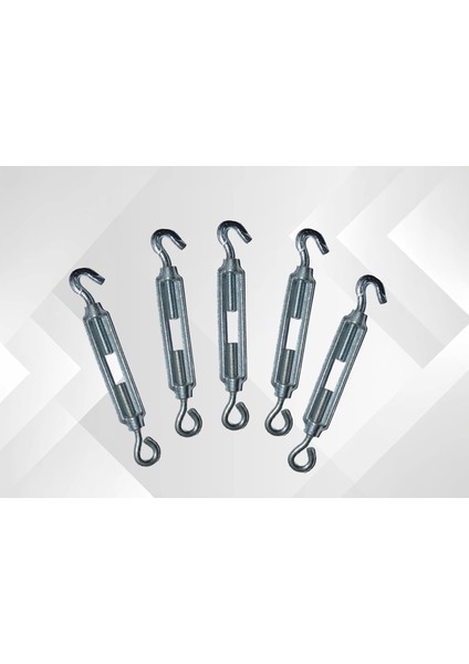 Kanca M6 Yük Halat Gerdirme Galvenizli (5 Adet)