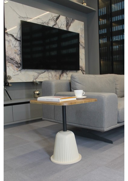 Venedik Yan Sehpa Ceviz Mdf - Yan Sehpa