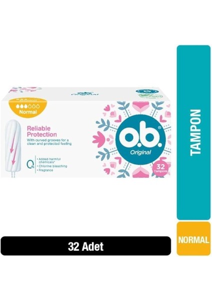 Original Normal 32'li Tampon