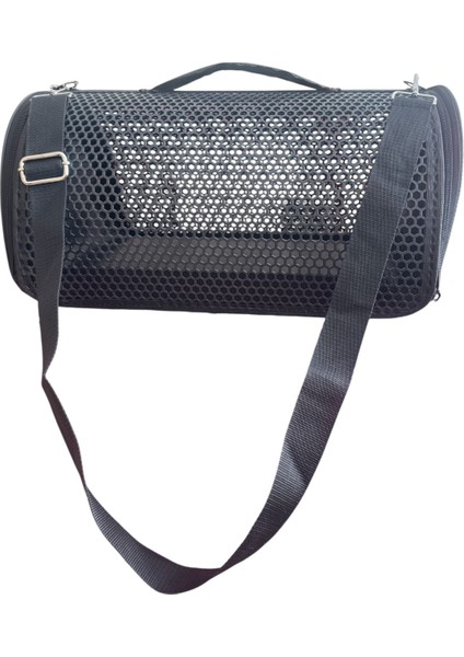 Kedi ve Köpek Taşıma Çantası Kabin Boy Siyah Omuz Askılı fırsatları
