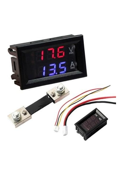 Hatfon Voltmetre & Ampermetre Dual Digital (0 ~ 30V / 0 ~ 100A ) G.y. Dc Şöntlü fiyatları