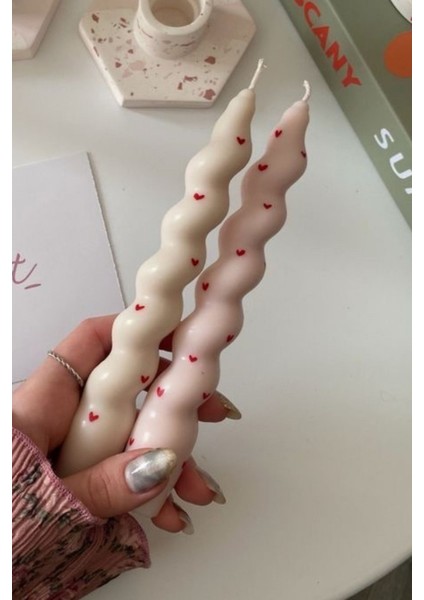 Şamdan Mum 2’li Set