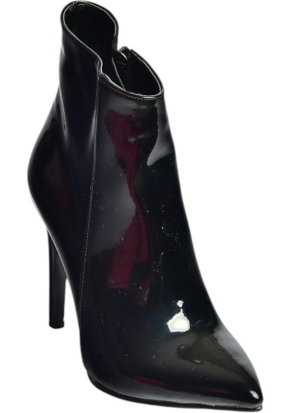 N372524408 Siyah Rugan Ince Topuklu Kadın Bot indirimleri