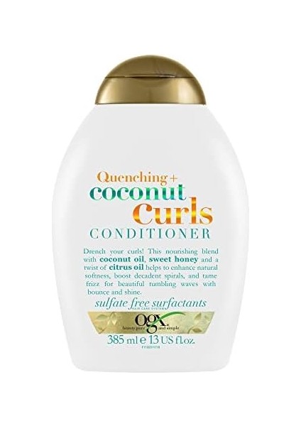 Ogx Bukleli Saçlar Için Nemlendirici Coconut Curls Sülfatsız Bakım Kremi (385 Ml) fiyatları