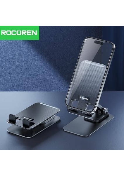 360° Dönebilen Katlanabilir Yükseklik ve Eğim Ayarlı Telefon Tutucu Stand modelleri