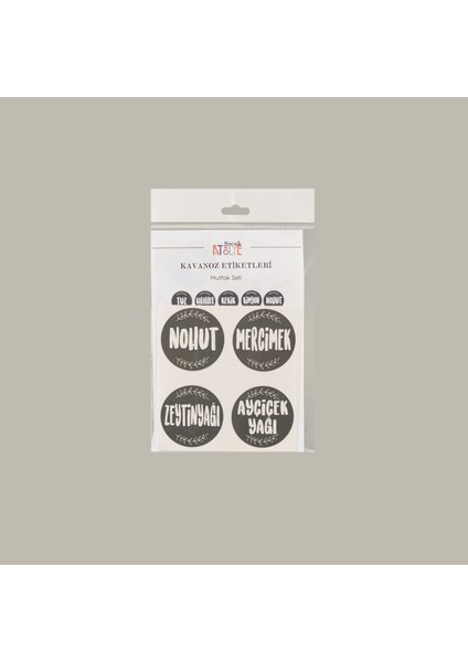 Atölye Model Bitter 20'li Kavanoz Etiketi - Beyaz / Siyah fiyatları