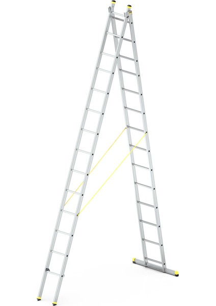 - Skybest 2X14 Basamaklı Iki Parçalı Çok Amaçlı Alüminyum Merdiven