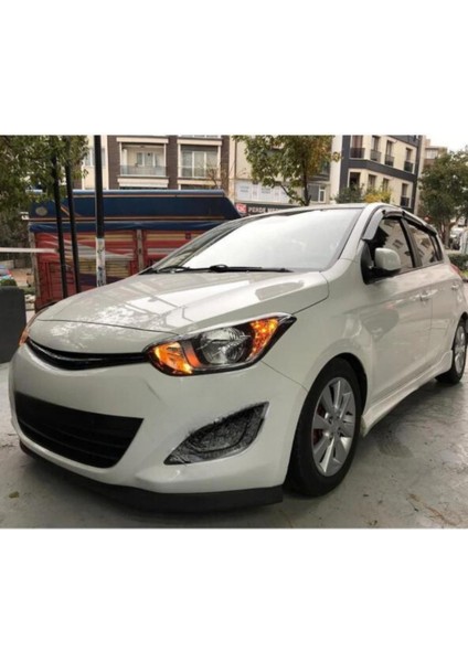 Hyundai I20 2008-2014 Uyumlu Evrensel 2 Parça Astra H Model Ön Ek Tampon Dili Lip Esnek Karlık