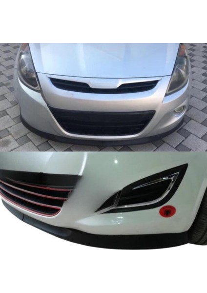 Hyundai I20 2008-2014 Uyumlu Evrensel 2 Parça Astra H Model Ön Ek Tampon Dili Lip Esnek Karlık modelleri
