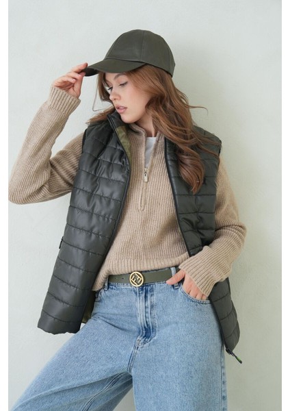 İçi Astarlı Su ve Rüzgar Geçirmez Cepli Kadın Yelek fiyatları