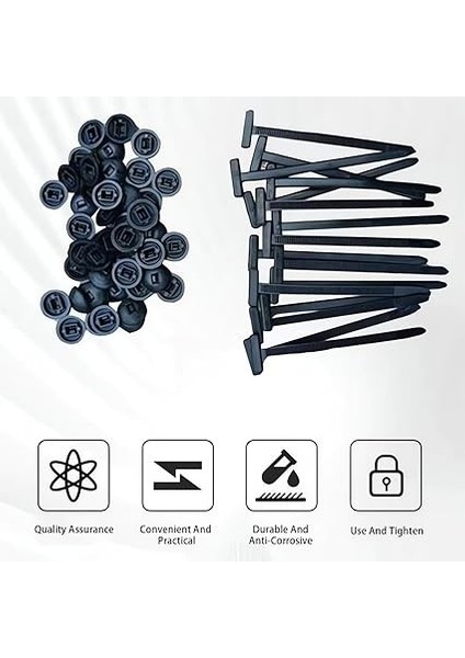 Üniversal Naylon Kablo Bağı Tokası, 100 Adet Yüksek Performanslı Kablo Bağı, Itmek Için Evrensel Fermuar Tutucu, Otomobil Plastik Perçin Sabitleme, Tampon Klipsleri fiyatları