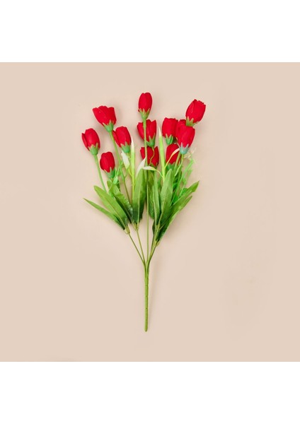 Manolya Yapay Çiçek - Kırmızı - 38 cm fiyatları