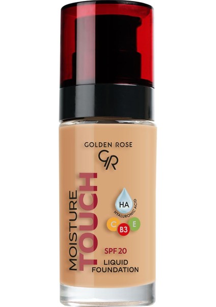 Golden Rose Moisture Touch Liquid Foundation SPF20 No: 115 Nemlendirici Etkili Fondöten